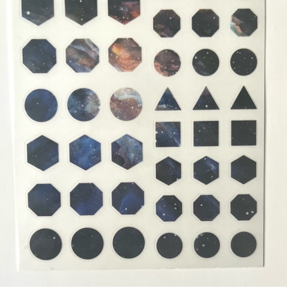 🏷️ aesthetic space abstract sticker sheets set of 4 - Picture 16 of 16